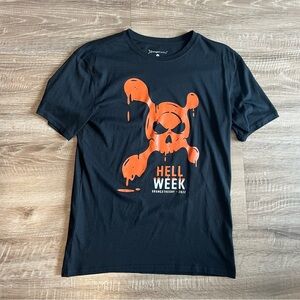 Orangetheory Black and Orange Short Sleeve Tee